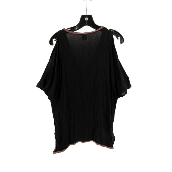 O'Neill Womens XS Beach Swimsuit Cover Up Boho Style Black Embroidery Surf Dress - Picture 7 of 12